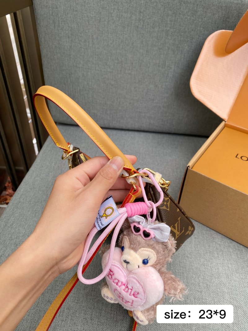 Louis Vuitton Catchy Monogram Shoulder Bag with Chain view