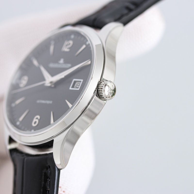 Jaeger-LeCoultre Master Calendar Black Dial Steel Watch view