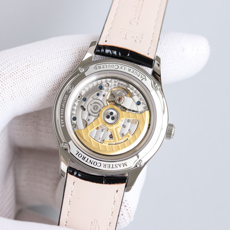 Jaeger-LeCoultre Master Calendar Black Dial Steel Watch view