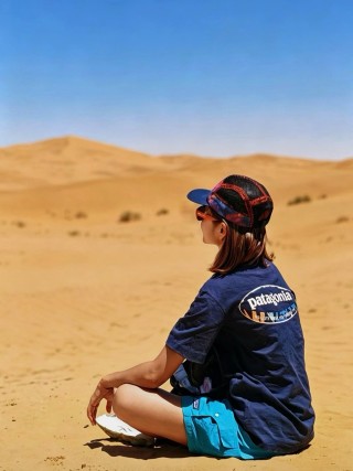 Patagonia Navy Oval Logo Short Sleeve T-Shirt