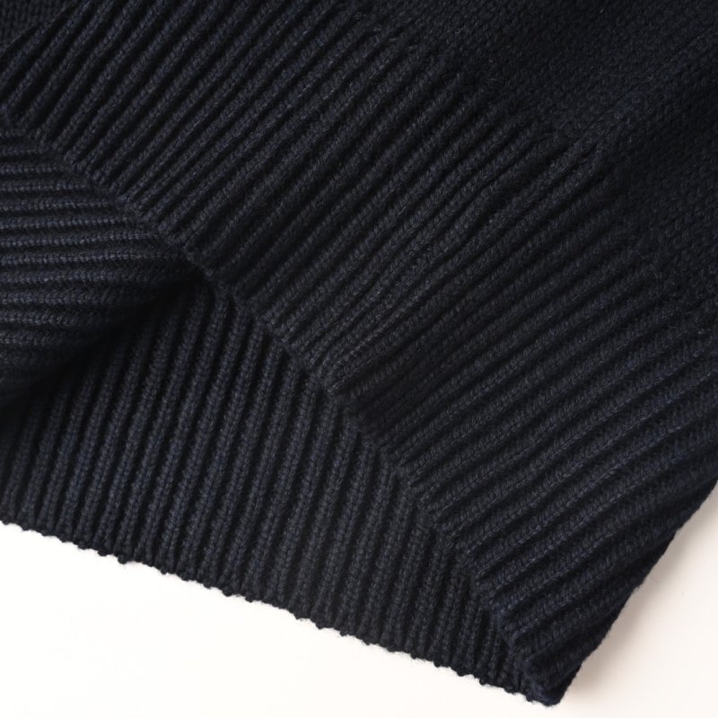 Burberry Navy Equestrian Rhinestone Wool Crewneck Sweater view