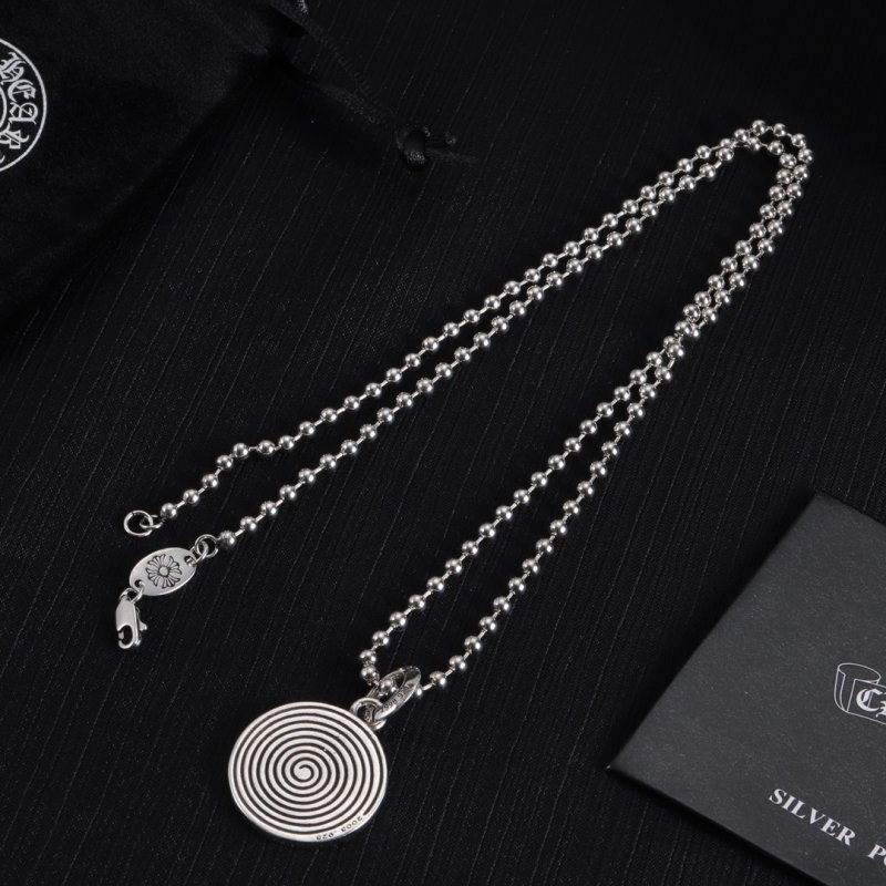 Chrome Hearts Skull Pendant Gold-Tone Necklace view