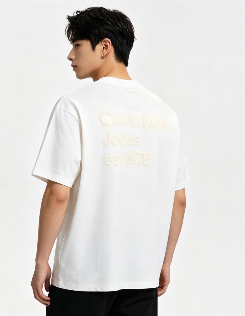 Calvin Klein Jeans Est 1978 White T-Shirt view