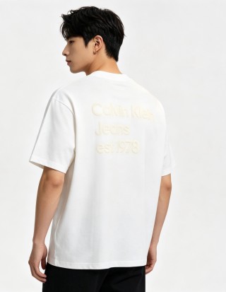 Calvin Klein Jeans Est 1978 White T-Shirt view 2