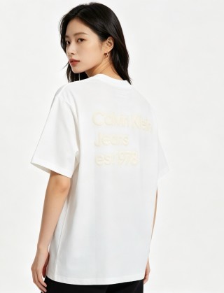 Calvin Klein Jeans Est 1978 White T-Shirt view 4