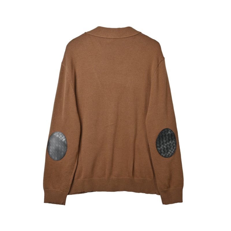 Camel Oversized Button-Up Cardigan Sweater view
