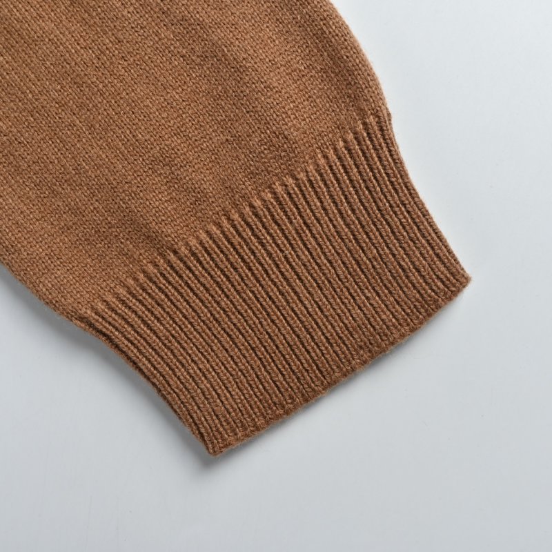 Camel Oversized Button-Up Cardigan Sweater view