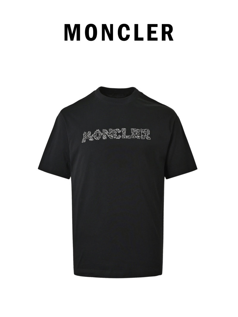 Moncler Speckle Logo Black T-Shirt view