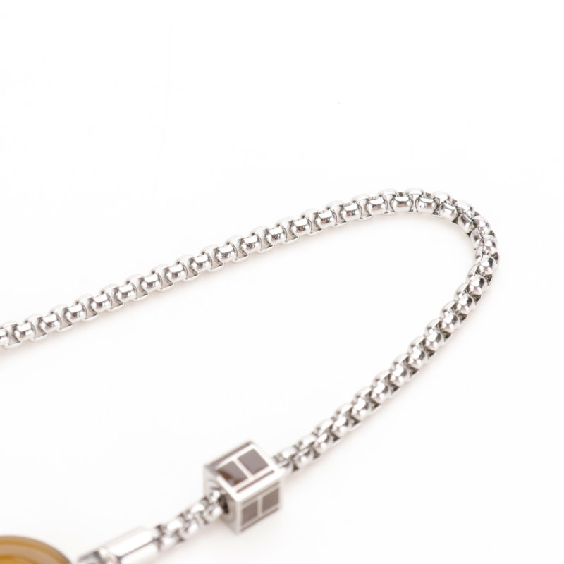 Hermès Meli Melo Buffalo Horn Silver & Gold Bracelet view