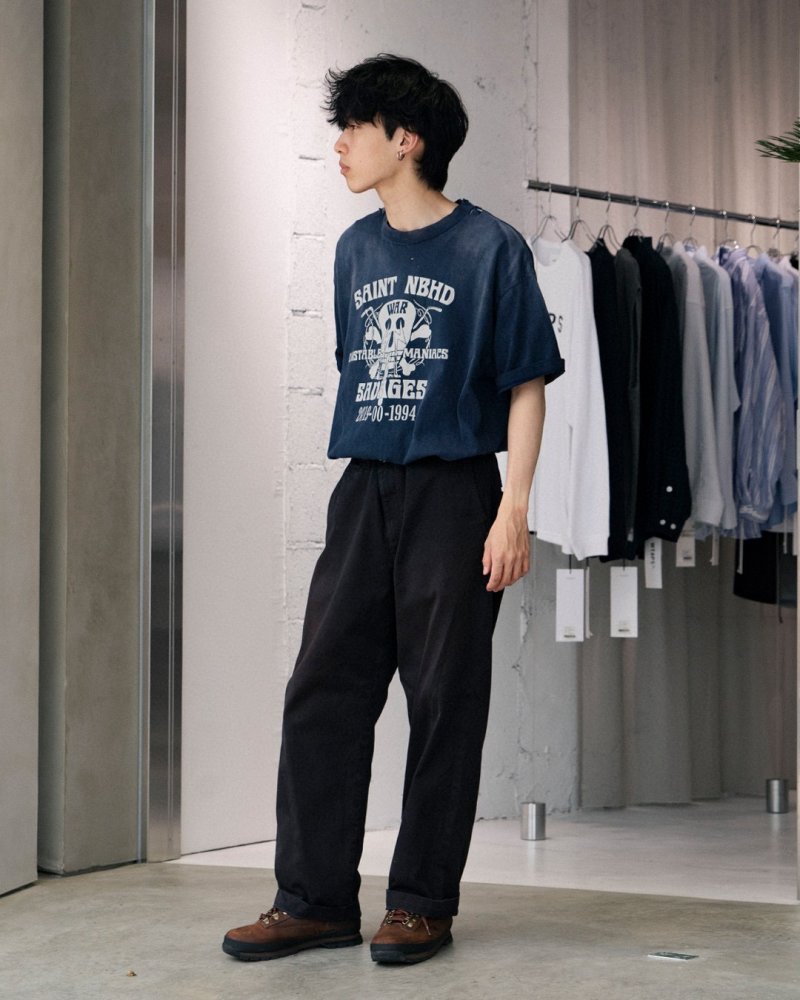 Saint NBHD Navy Graphic T-Shirt
