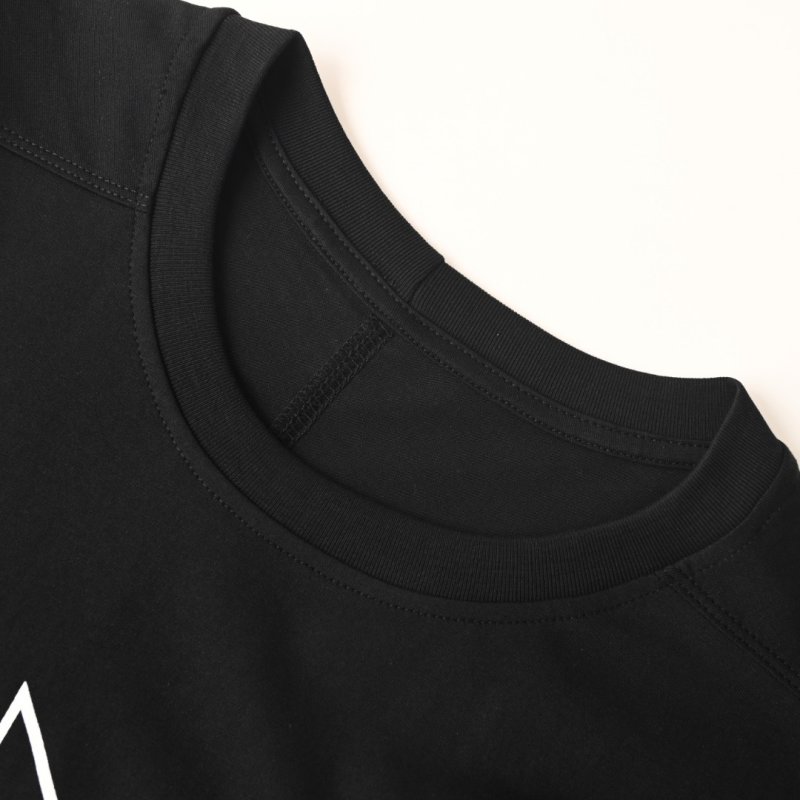 Black Oversized Cross Star Graphic T-Shirt view