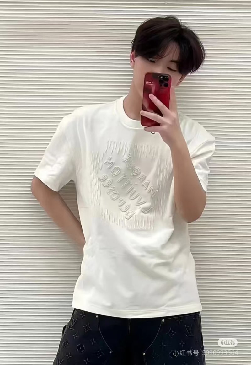 Cream Rhinestone Logo Oversized T-Shirt view