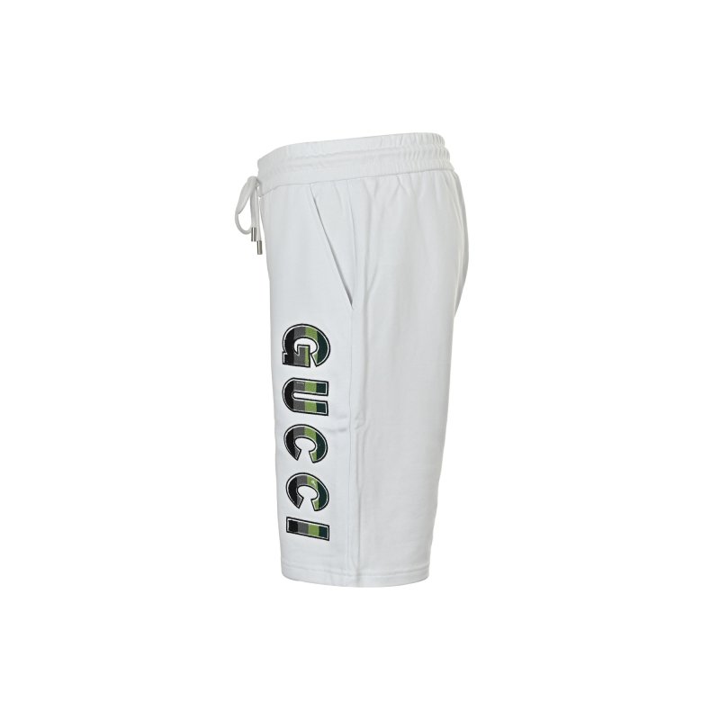 Gucci White Logo Shorts view