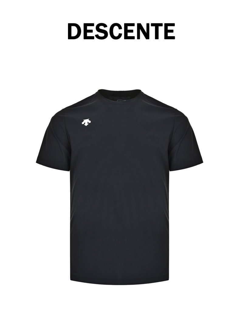Black Crew Neck Short Sleeve T-Shirt