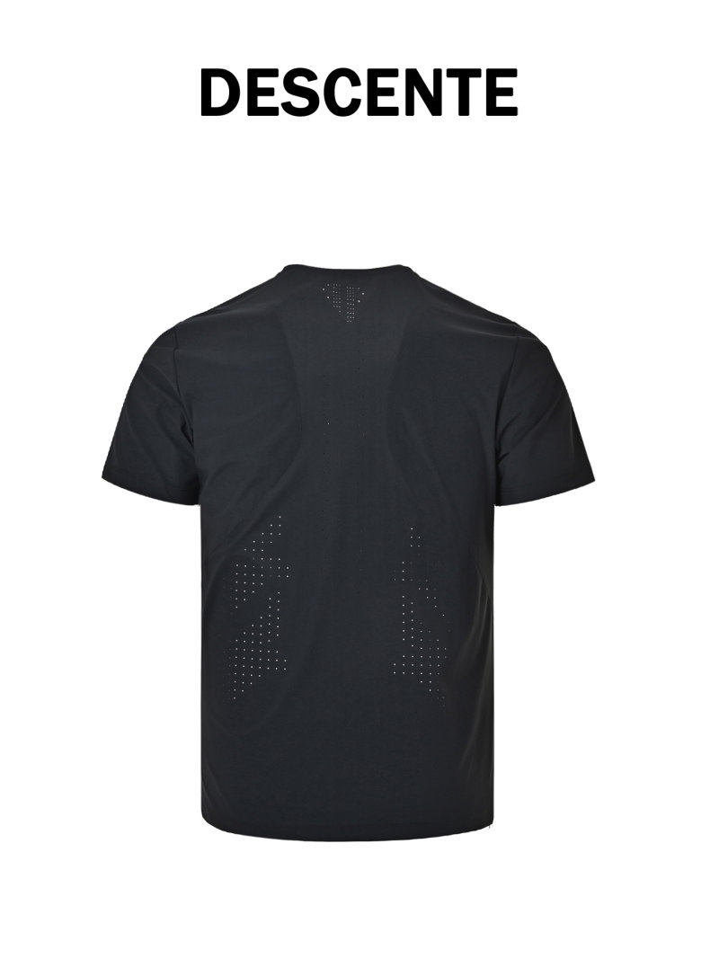 Black Crew Neck Short Sleeve T-Shirt view
