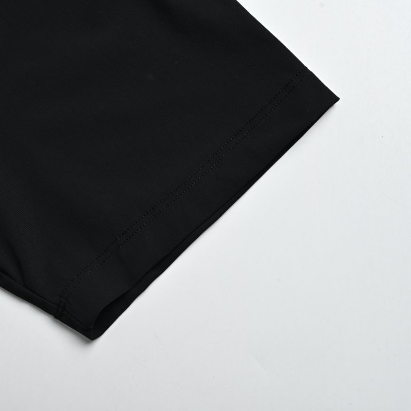 Black Crew Neck Short Sleeve T-Shirt view