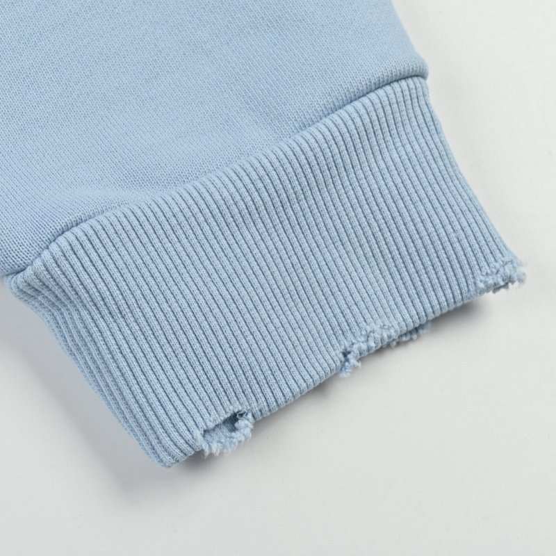 Balenciaga Light Blue Logo Zip-Up Jacket view