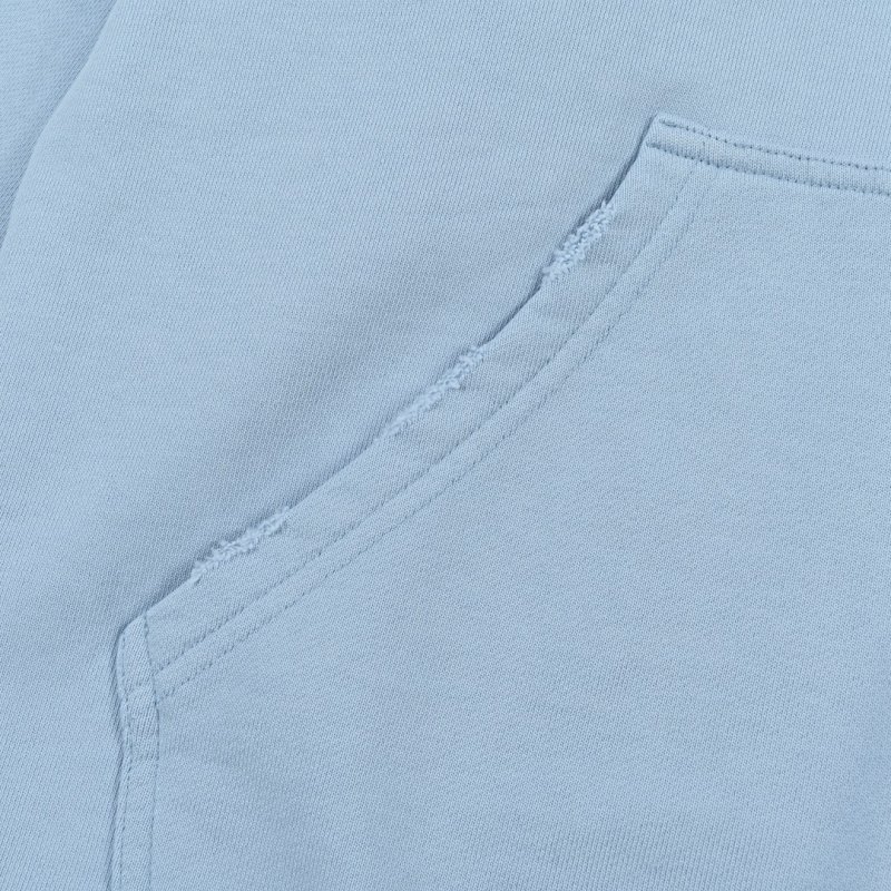 Balenciaga Light Blue Logo Zip-Up Jacket view