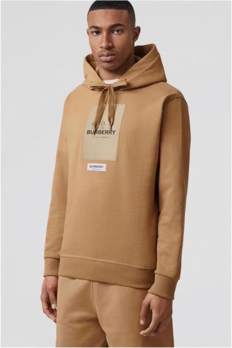 Burberry Camel Logo Hoodie view