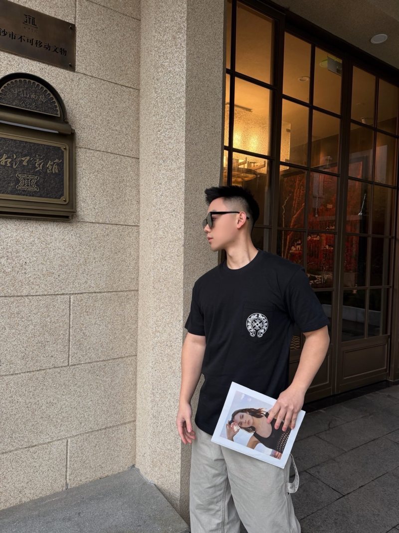 Chrome Hearts Black Oversized T-Shirt with Emblem view