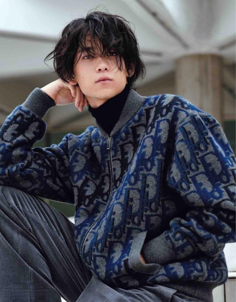Dior Monogram Jacquard Zip Jacket Navy