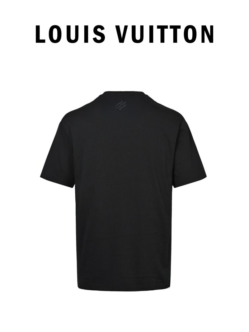 Black Rhinestone Logo Short Sleeve T-Shirt view