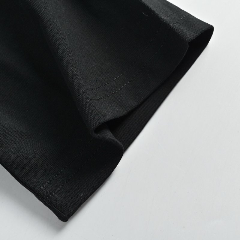 Black Rhinestone Logo Short Sleeve T-Shirt view