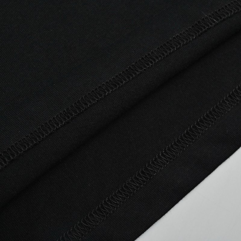 Dior Black Logo Embroidered T-Shirt view