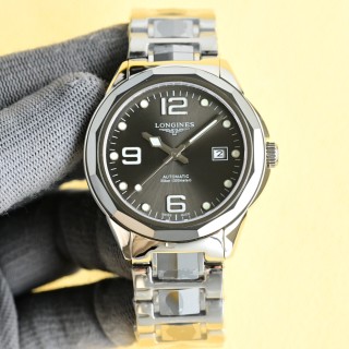 Longines Inspired Blue Dial Steel Bracelet Watch 42mm view 3