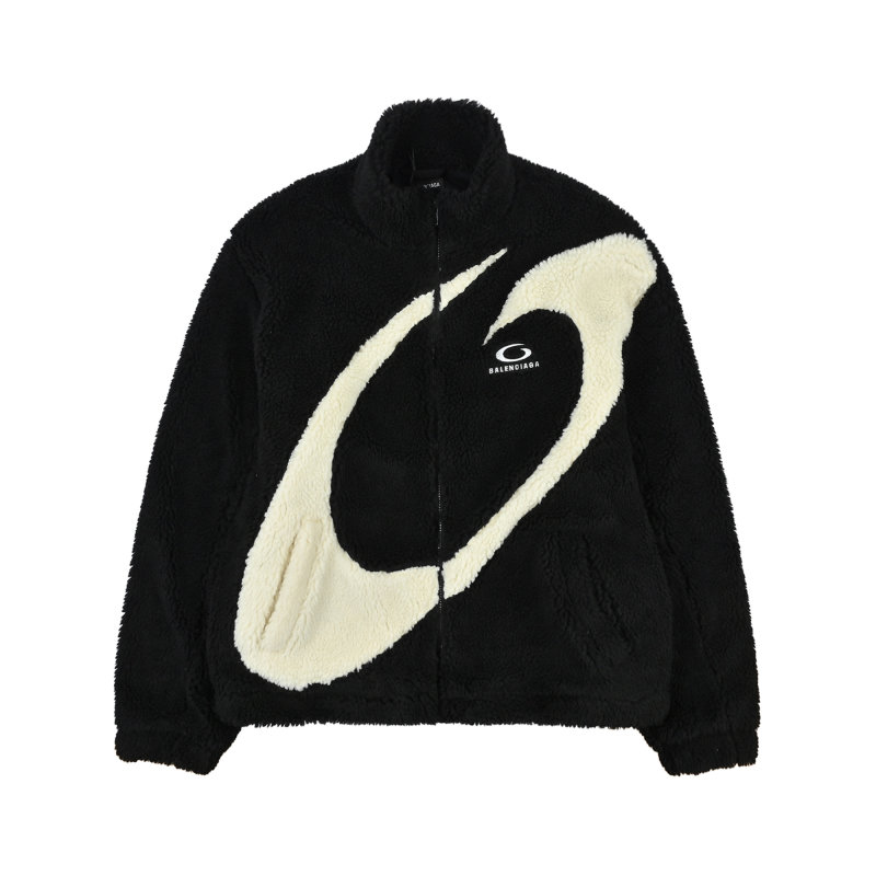 Oakley Black & Cream Fleece Jacket view