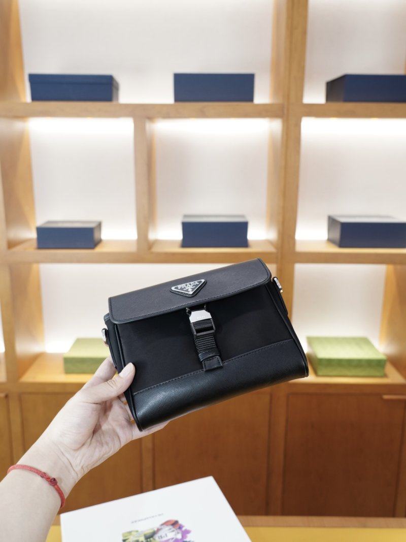 Prada Black Nylon Crossbody Shoulder Bag view