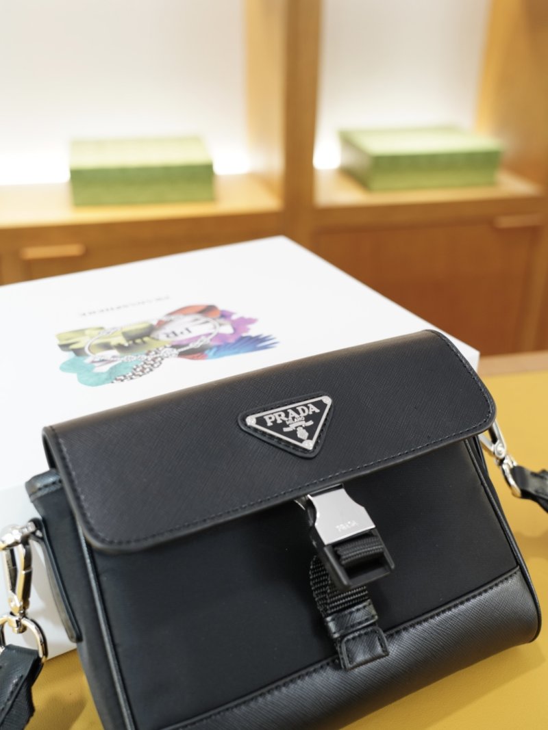 Prada Black Nylon Crossbody Shoulder Bag view
