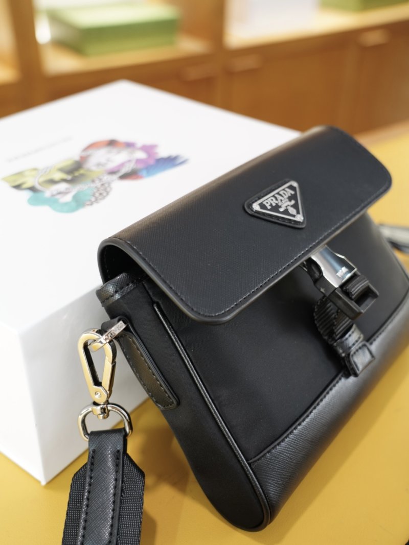 Prada Black Nylon Crossbody Shoulder Bag view