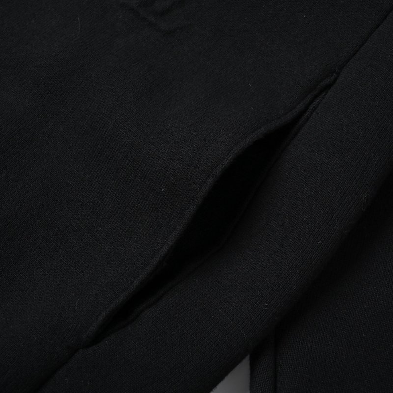 Black Wool Blend Harrington Jacket view