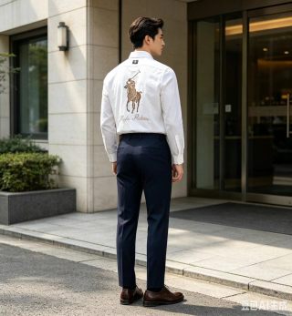 Polo Ralph Lauren White Oxford Button-Down Shirt view 5