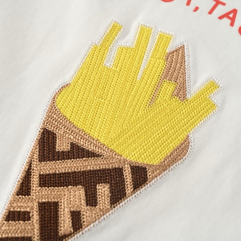 Fendi Hot Tasty Ice Cream White T-Shirt view