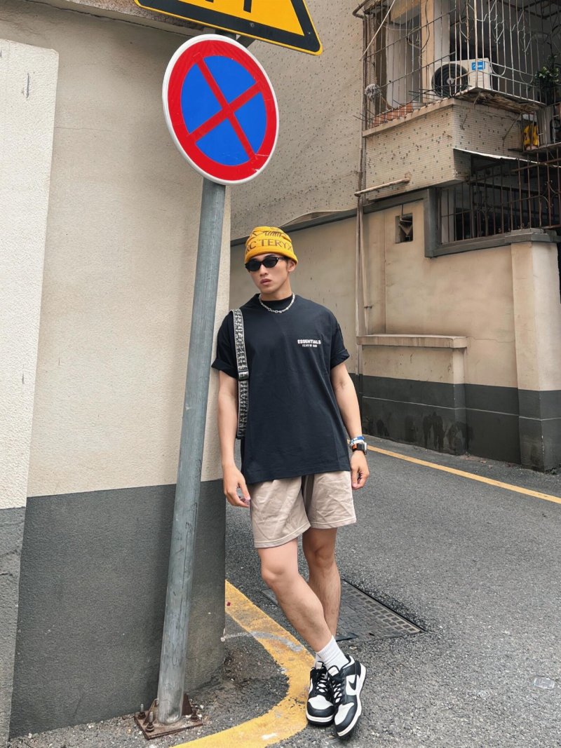 Essentials Black Short Sleeve T-Shirt view