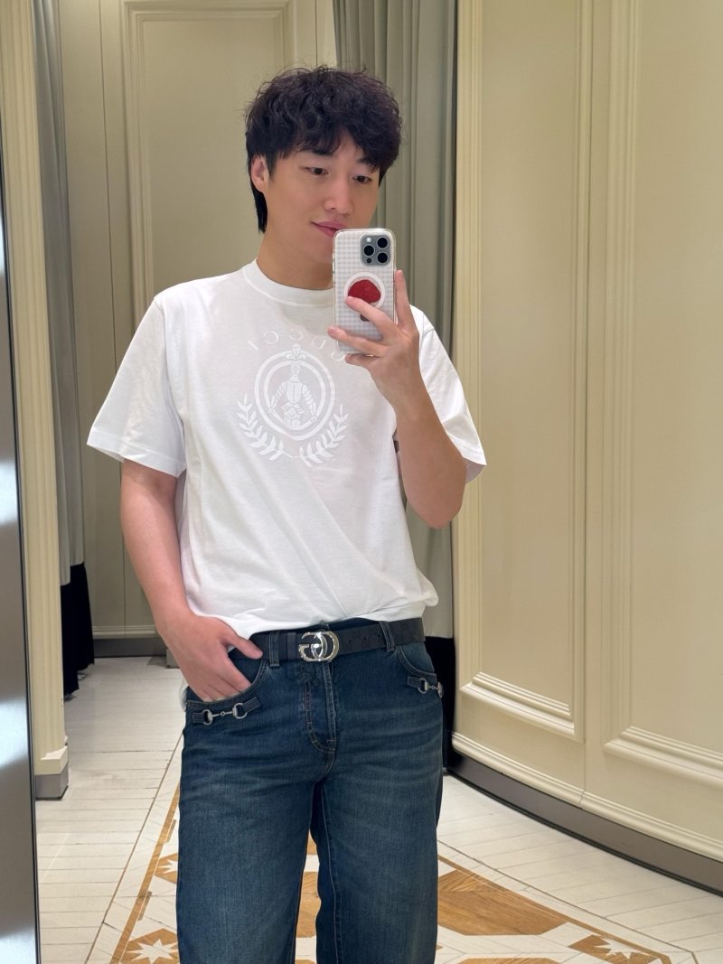 White Oversized Emblem Graphic T-Shirt view