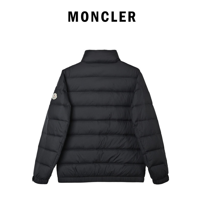Black Quilted Puffer Down Jacket – Lightweight Winter Coat view