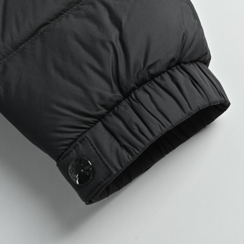 Black Quilted Puffer Down Jacket – Lightweight Winter Coat view