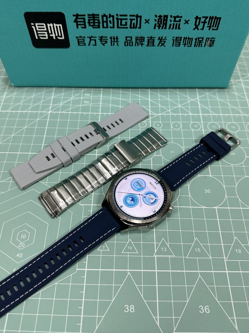 Huawei GT5 46mm Titanium Alloy Smartwatch - Topaz Blue view