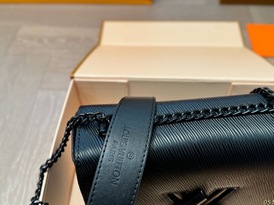 Louis Vuitton LV Twist Black Epi Leather Shoulder Bag view