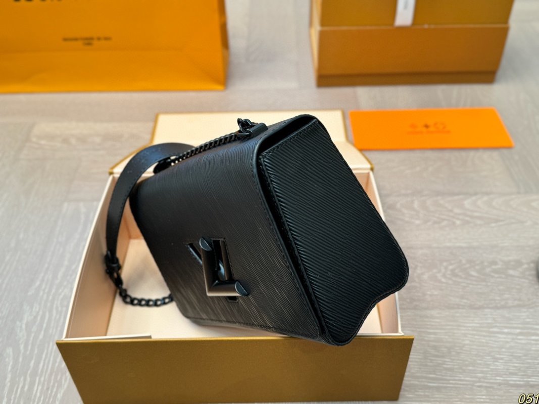 Louis Vuitton LV Twist Black Epi Leather Shoulder Bag view