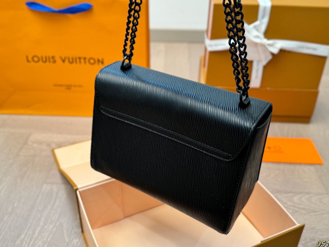 Louis Vuitton LV Twist Black Epi Leather Shoulder Bag view