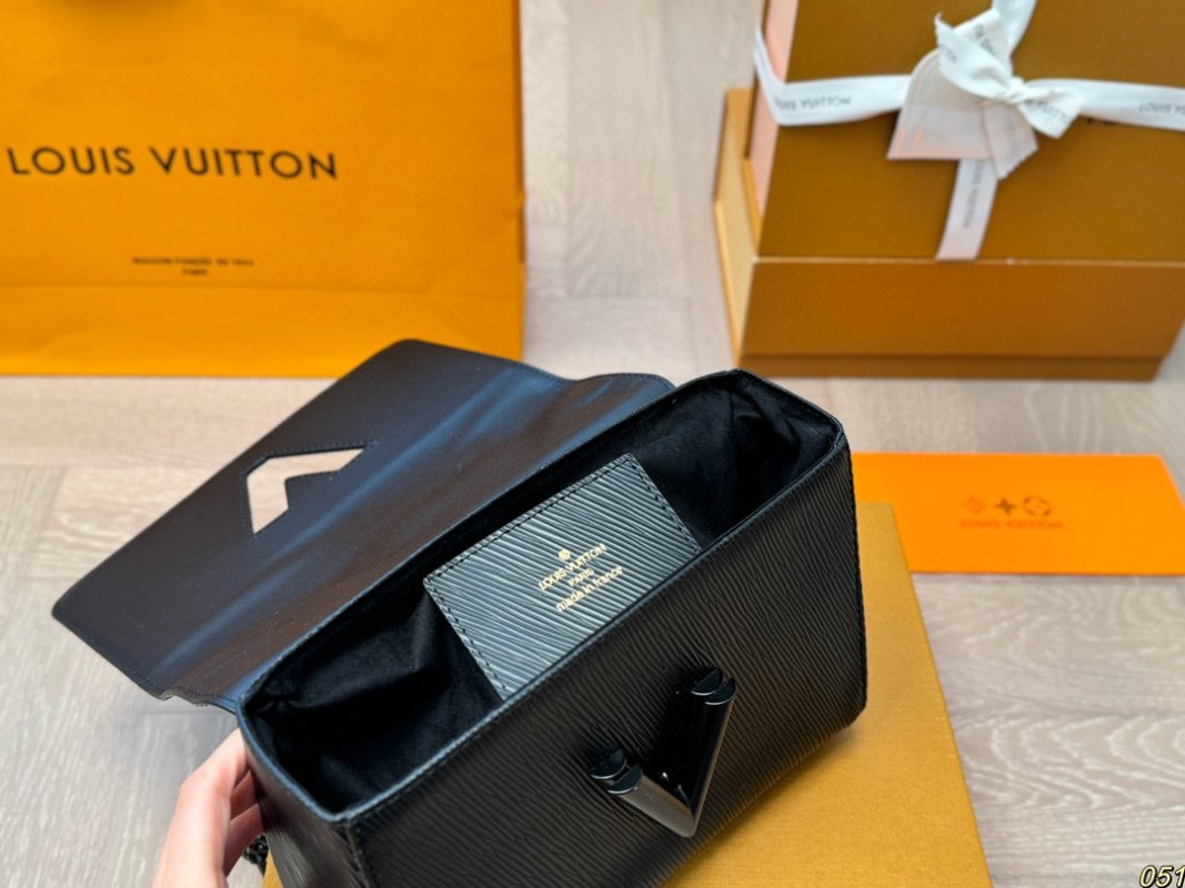 Louis Vuitton LV Twist Black Epi Leather Shoulder Bag view