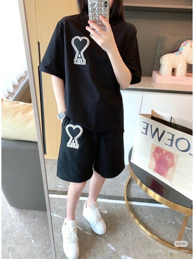 Black Heart Logo Shorts view