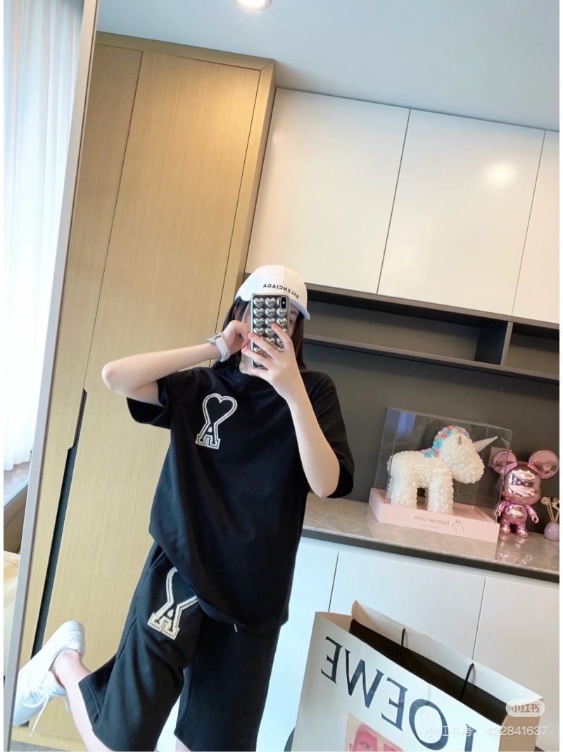 Black Heart Logo Shorts view
