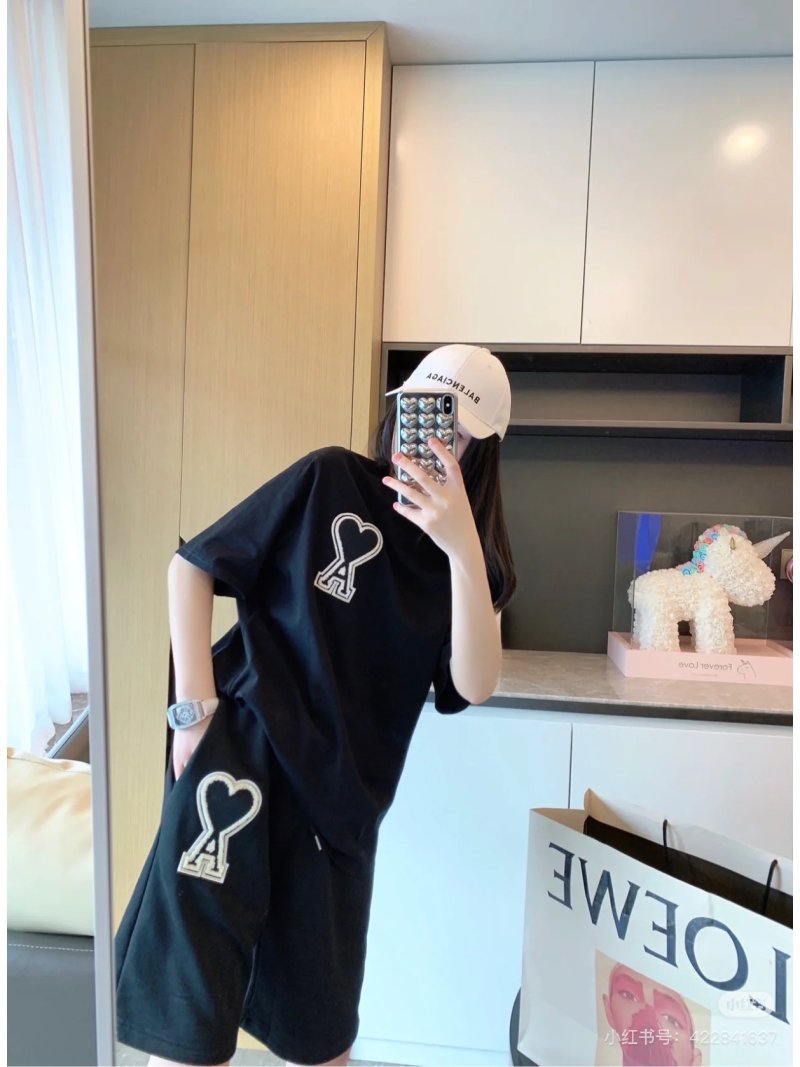 Black Heart Logo Shorts view