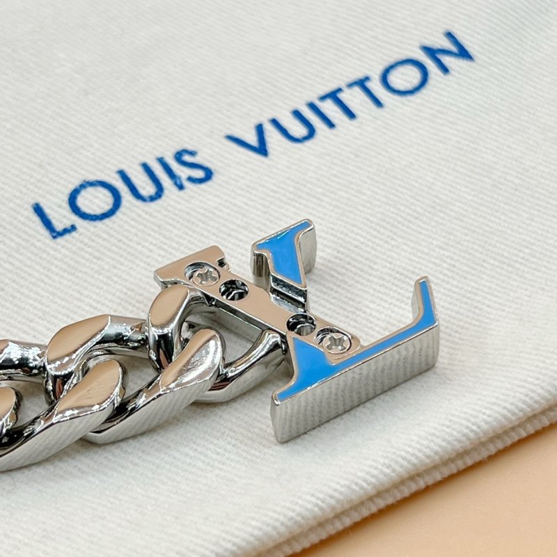 Louis Vuitton LV Cuban Chain Bracelet Blue view