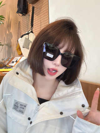 Miu Miu SMU 107Z Square Sunglasses - Terracotta view 3